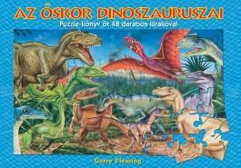 - - Az őskor dinoszauruszai puzzle-könyv